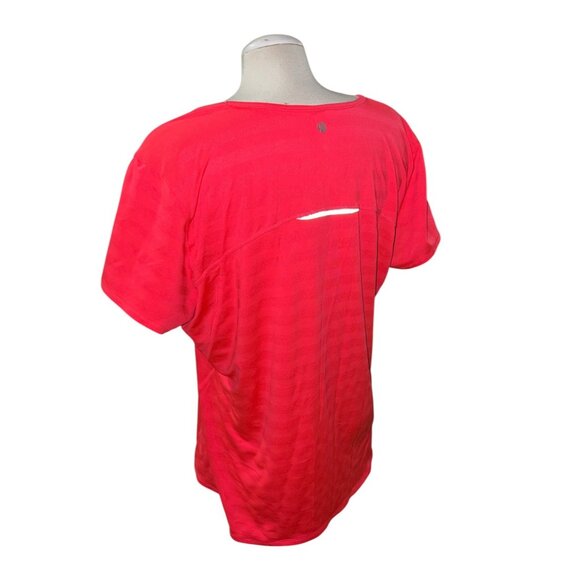 Active Life Womens Bright Pink Short Sleeve Scoop Neck Activewear Top XXL Polyes - Picture 3 of 8